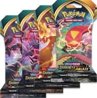 Darkness Ablaze Sleeved Booster Pack Art Bundle [Set of 4]